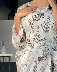 Floral Leaf (Stitched 2 Pcs)