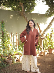 Hearts Chocolate (Stitched 2 Pcs)